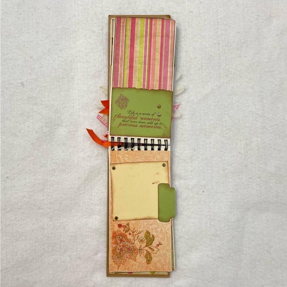 Handmade Spring Memories Gratitude Journal Chipboard Mini Book Album Scrapbook - Picture 6 of 10